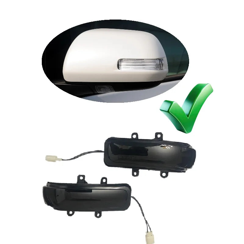 for Toyota NOAH VOXY ESQUIRE ZRR70 ZRR75 2007 2008 2009 2010 2011 2012 2013 Dynamic LED Sequential Mirror Turn Light Signal Lamp