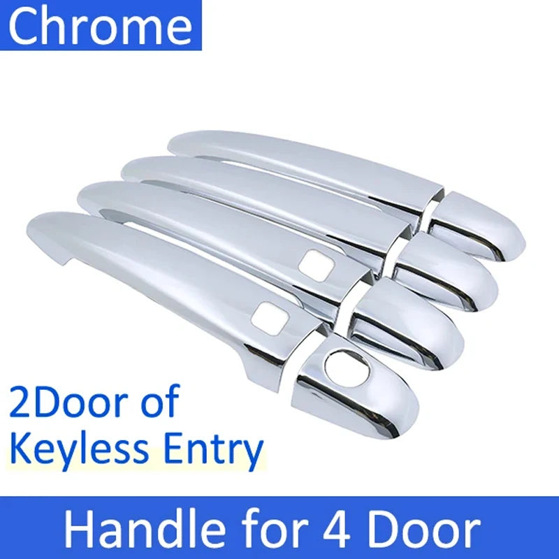 For Toyota Noah Voxy NAV1 R70 2007~2014 Luxury Car Door Handles Covers Exterior Scratch Protective Decor Rustproof Accessories