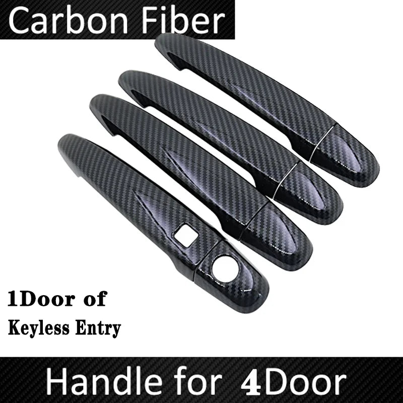 For Toyota Noah Voxy NAV1 R70 2007~2014 Luxury Car Door Handles Covers Exterior Scratch Protective Decor Rustproof Accessories