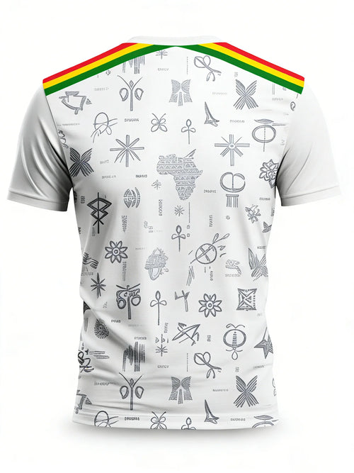 GHANA NATIONAL TEAM JERSEY AUTHENTIC GHANAIAN TEAM FAN STYLE  SUITABLE FOR TRAINING AND COMPETITION SUITABLE FOR ALL SEASONS