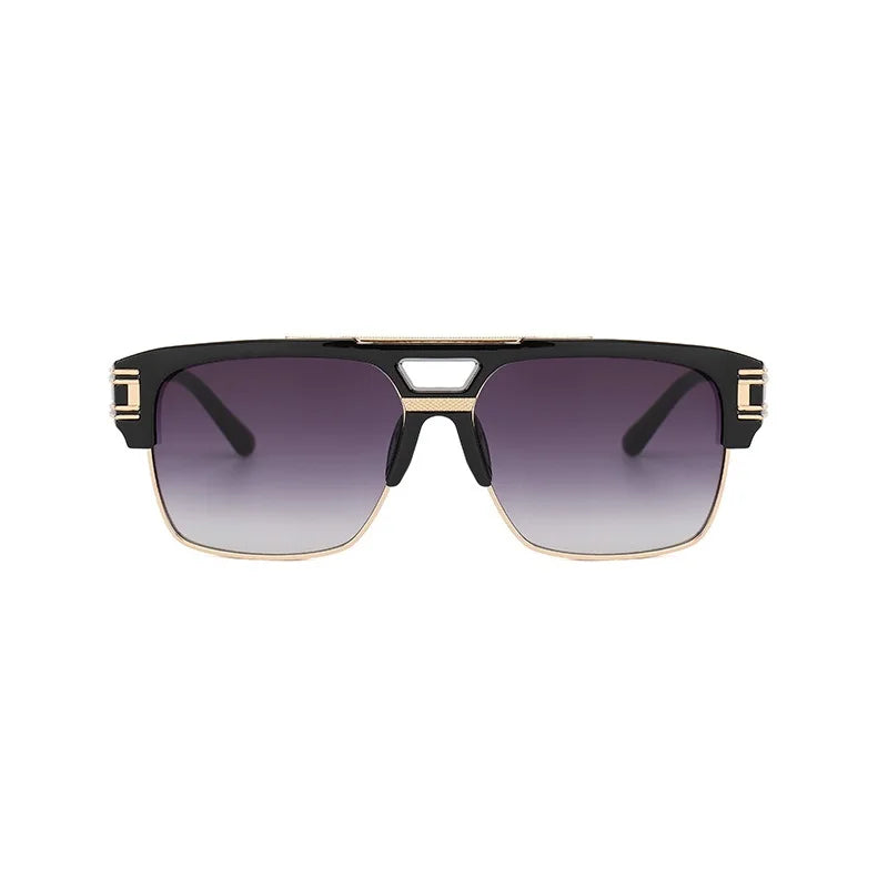 ORIGINAL VINTAGE Luxury Brand Men Sunglasses Vintage Designer Mens Glasses Square Retro Fashion Eyewear UV400