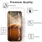 4-1Pcs 9D Curved Tempered Glass for Tecno Camon 50 Ultra Pro 5G 4G Case Screen Protector on Camon50Ultra Camon50Pro HD Cover