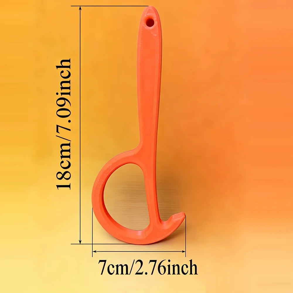 Plastic Manual Can Opener with Non-slip Handle, Easy Grip Safe Durable Kitchen Can Opener