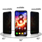 3D Anti-spy Tempered Glass For ITEL A70 Pro S23 A06 A60 P55 A50 A50C Privacy Screen Protectors For A05s A60s Vision3 Power 55