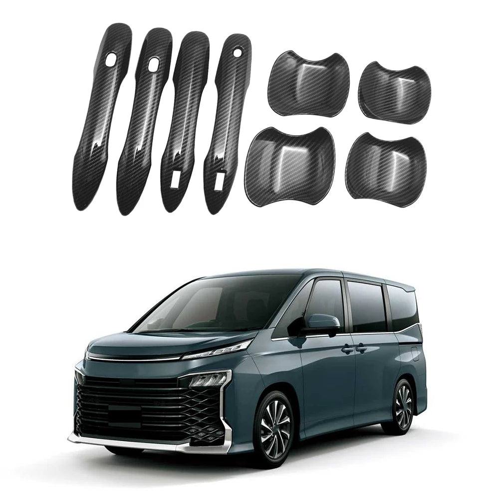 MML-Carbon Fiber For Toyota Voxy Noah R90 2022 Decoration Cover Trim ABS