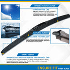 Erick's Wiper LHD Front Wiper Blades For Toyota Noah Voxy ZRR70 VAN 2007 - 2013 Windshield Windscreen Window Rain Brush 26"+16"