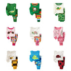 kids pajamas set baby pijama boys animal embroidery sleepwear girls cute 100% cotton soft nightwear children clothing homewear