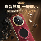 Eary Phone Case for Huawei Mate XT for MagSafe 360° Rotatable Stand Leather Metal Screen Protector Full Body Flip Cover Bumper