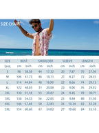 2024 Men's Shirt Shorts Set Two Piece 3D Leaf Print Men's Shirt Short Sleeve Casual Beach Pants Street Vacation Hawaiian Style