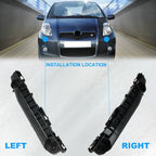 Left+Right Car Front Bumper Support Bracket Retainer For Toyota Yaris 2007 2008 2009 2010 2011 Left Right 5253552060 5253652050