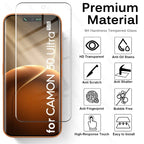 4-1Pcs 9D Curved Tempered Glass for Tecno Camon 50 Ultra Pro 5G 4G Case Screen Protector on Camon50Ultra Camon50Pro HD Cover