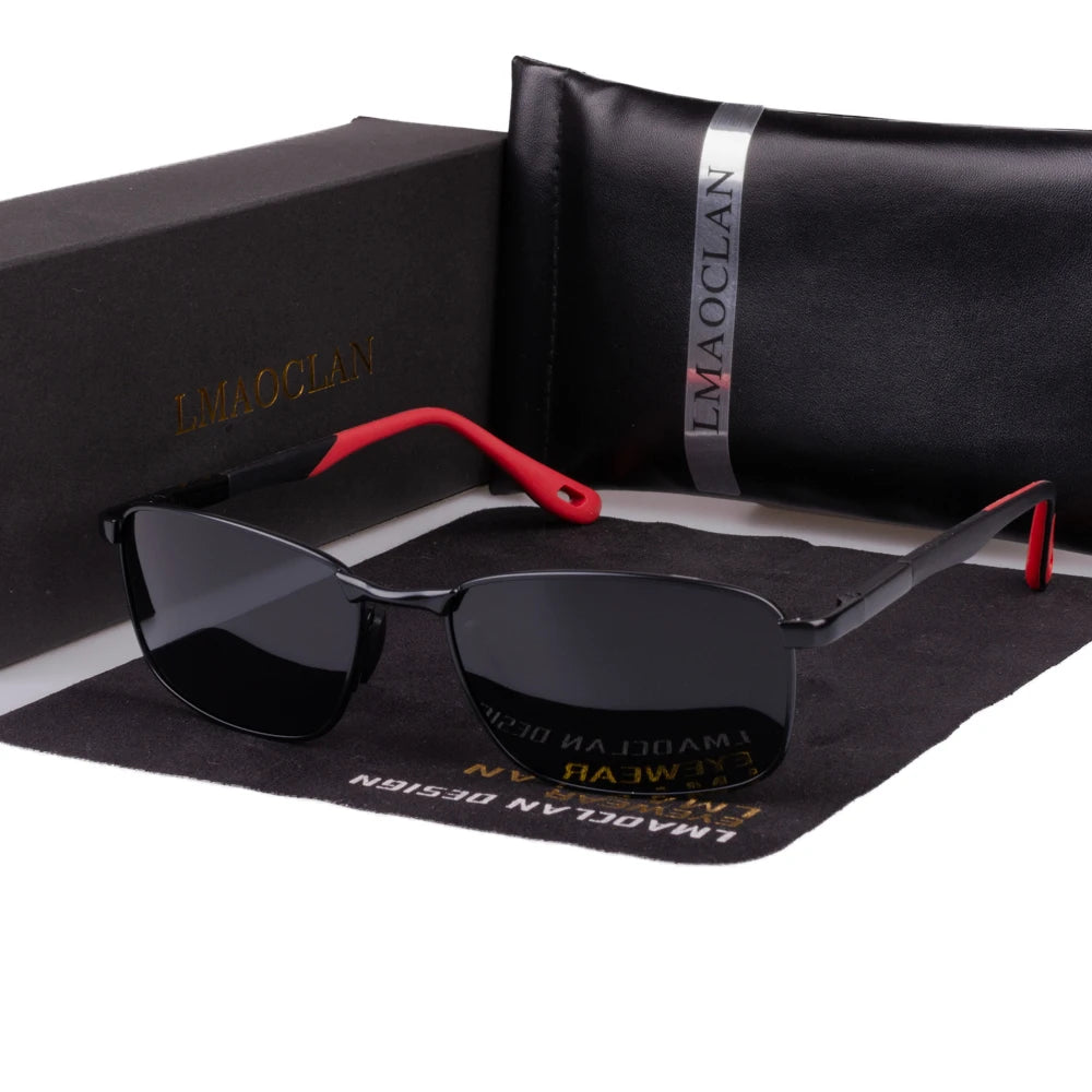2026 New Polarized Sunglasses Man UV400 Classic Male Square Glasses Driving Eyewear Gafas Oculos