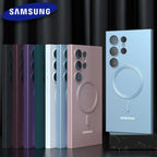 For Samsung Galaxy S24 Ultra S25 FE A57 Magsafe CaseS26 S25 S24 S23 S22 S21 Ultra Plus FE EDGE Soft Silicone Phone Back Cover