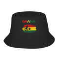 Unisex Ghana National Soccer Team  Bucket Hat  Foldable Fisherman Hats Spring Fashion Hunting Caps Streetwear Graphic Visor Hat