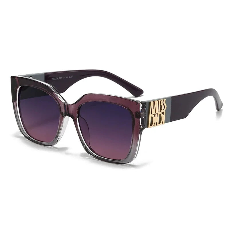 Luxury Miss D Fashion Women Sunglasses Designer Stylish Brand Ladies Sun Glasses Square Casual Trend Eyewear UV400