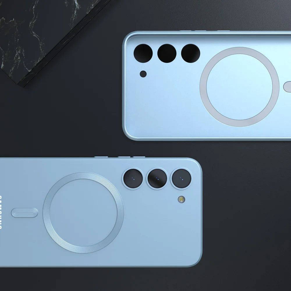 For Samsung Galaxy S24 S25 FE A57 Magsafe CaseS26 S25 S24 S23 S22 S21 Ultra Plus FE EDGE Soft Silicone Phone Back Cover