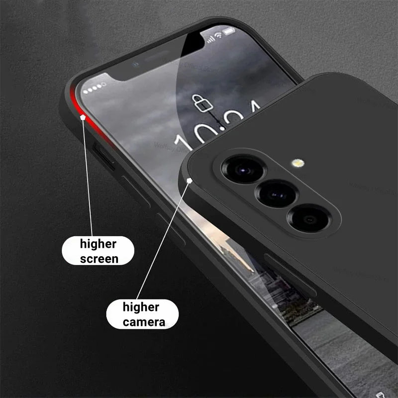 For Samsung Galaxy A17 5G Case Samsung Galaxy A17 5G Cover Cases Luxury TPU Shockproof Liquid Silicone Protective Phone Cover