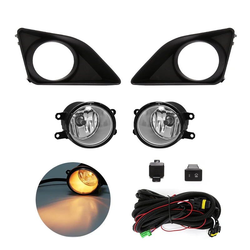 Daytime Running Light DRL Angel Eyes Fog Lamp Led for Toyota Corolla Altis 2008 2009 2010 Driving Light Auto Halogen Daylight