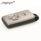 jingyuqin Key Shell for Toyota Noah Voxy Alphard Estima Vellfire Smart Card Remote Car Keyless Case Fob 4/5 Buttons