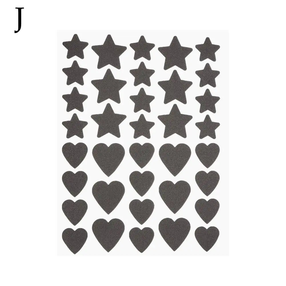 20-36 Counts Colorful Cute Star Heart Shaped Acne Treatment Sticker Concealer Invisible Pimple Acne Cover Skin Care
