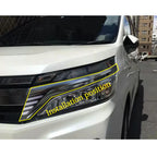 For Toyota Noah Voxy 80 Series 2015 2016 2017 2018 2019 2020 2021 Sticker Body Head Front Eyebrow/Trim Light Lamp Frame Cover