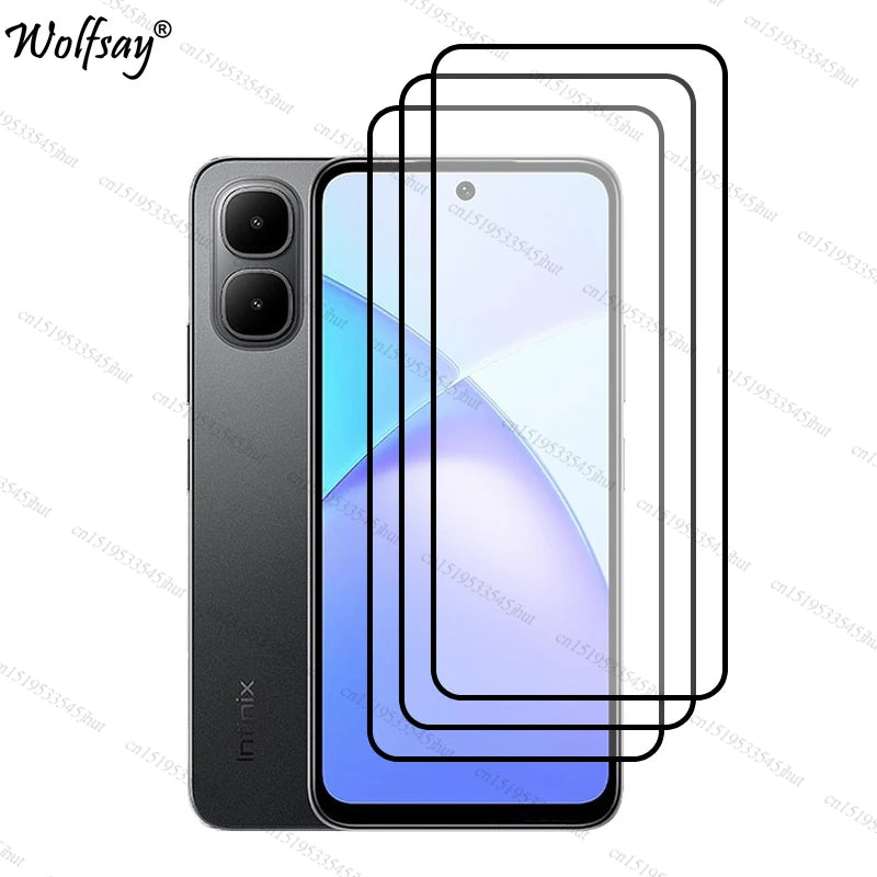 Full Cover Screen Protector For Infinix Smart 10 Tempered Glass Infinix Smart 10 Plus Glass For Infinix Smart 10 Glass 6.67 inch