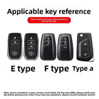 Alloy Car Remote Key Case Cover Protect Shell Bag For Toyota Prius Camry Corolla CHR C-HR RAV4 Altis Land Cruiser Prado Avalon