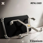Eary X-Shaped Minimalist Phone Case For iPhone 16 Pro Max Ultra Thin Heat Dissipation Bumper Shockproof Protective Cover 2025