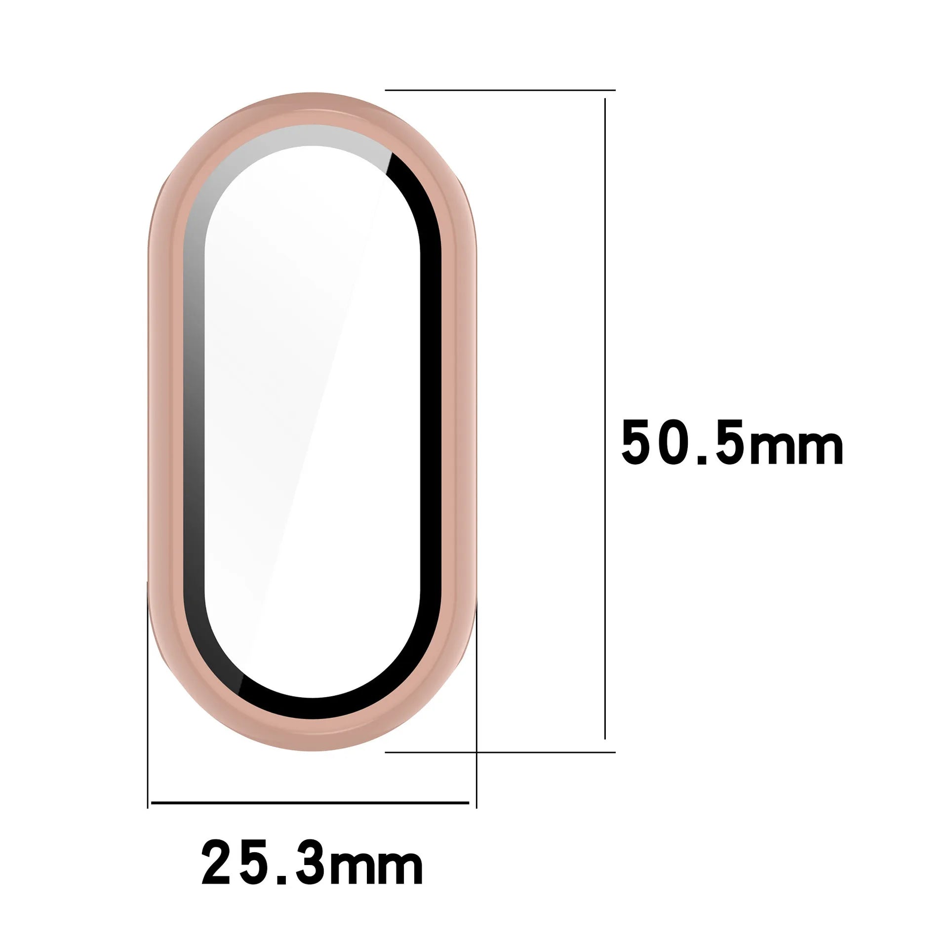 Tempered Glass+PC Case For Xiaomi Mi Band 10 9 8 Cover Shockproof Full Hard Screen Protector Xiaomi Smart Band 10 9 Accessories