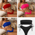 2026 Style Bikini Set Pad Bandeau Swimwear Women Beach Maio Biquinis Tankini Femme Swimsuit Mujer Banador Badpak Monokini
