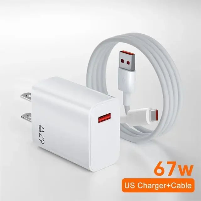67W Super Fast Charger USB Type-C Cable for Xiaomi 13 Ultra 12 11 Redmi K50 K60 Note 12T POCO F5 Mi Turbo Quick Charging 6A Cord