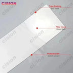 Glossy Chrome Mirror Effect Car Door Window Middle Column Center B C Pillars Post Cover Trim PC Sticker For Toyota Noah Voxy R80