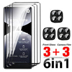 Note14Pro Curved Glass 6in1 For Xiaomi Redmi Note 14 Pro 5G Tempered Glass Note15 15 Pro+ Plus 15Pro 4G Camera Screen Protector