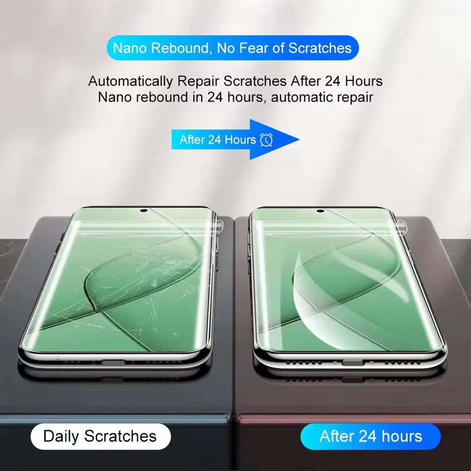 3Pcs Hydrogel Film For Tecno Pova 3 4 5 6 7 Neo 2 Slim Curve 5G Camon 30S 40 Spark Go 2 5G 2023 Screen Protector Not Glass