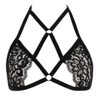 New Sexy Lace Women's Bra Lingerie Fashion Push Up Female Bralette Top Adjustable No-Slip Female Bra Perspective Women Underwear