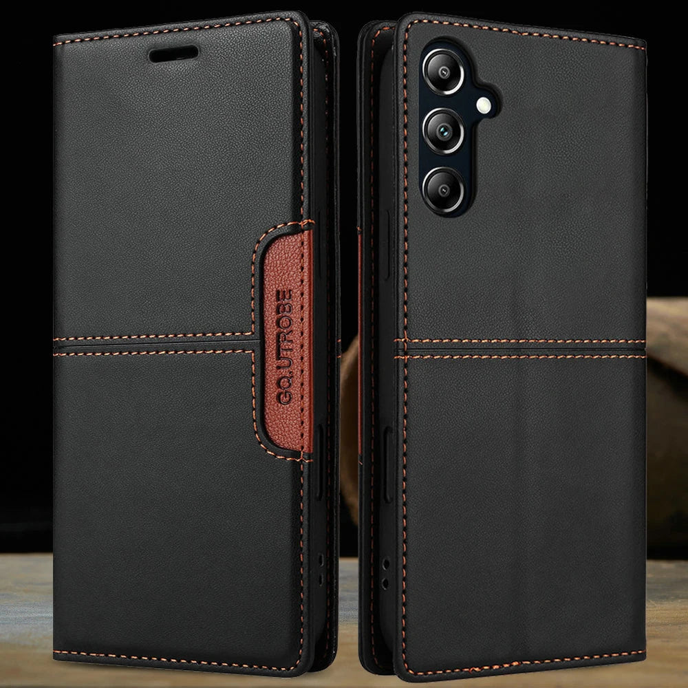 Luxury Case for Samsung Galaxy A17 A07 A56 A36 A26 A16 A06 A05 A15 A25 A35 A55 A54 A34 A14 A04 A 56 17 5G 4G Magnet Wallet Cover