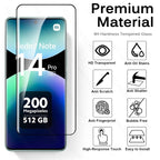 Note14Pro 5G 4G Glass 8To1 9D Curved Screen Protector Camera Glass For Xiaomi Redmi Note14 Note15 Pro Not 14 15 Pro+ Pro Plus 5G