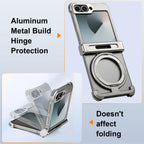 Eary for Samsung Galaxy Z Flip 7 6 Case for MagSafe 360°Rotatable Magnetic Kickstand Ultra-Thin Shockproof Protective 7 6 Cover