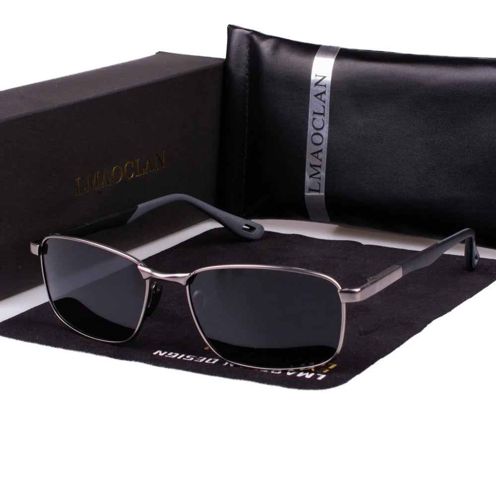2026 New Polarized Sunglasses Man UV400 Classic Male Square Glasses Driving Eyewear Gafas Oculos