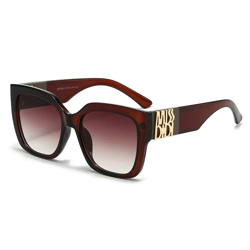 Luxury Miss D Fashion Women Sunglasses Designer Stylish Brand Ladies Sun Glasses Square Casual Trend Eyewear UV400