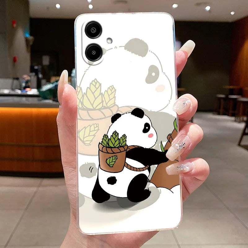 For Samsung A07 2025 Clear Phone Case Luxury Butterfly Flowers Casing For Samsung Galaxy A07 SamsungA07 A 07 Silicone Back Cover