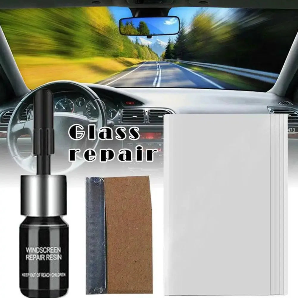 1set Car Windshield Windscreen Glass Repair Resin Kit 3ml Auto Vehicle Casement Fix Tool Repair Window Cracks Maintenance Tools