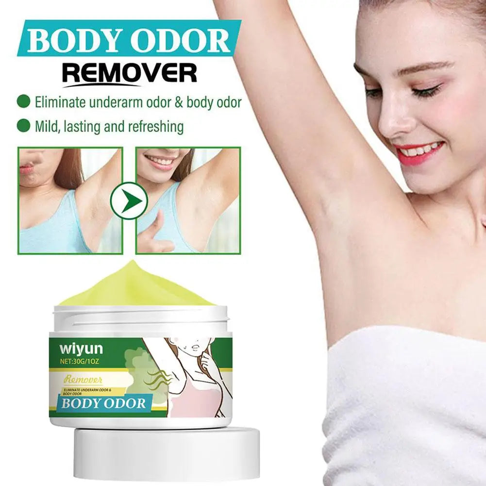 Odor Cream for Body Sweat Remove Bad Smell Deodorant Armpit Lasting Refreshing Significant Effect Sweatproof Odor Cream