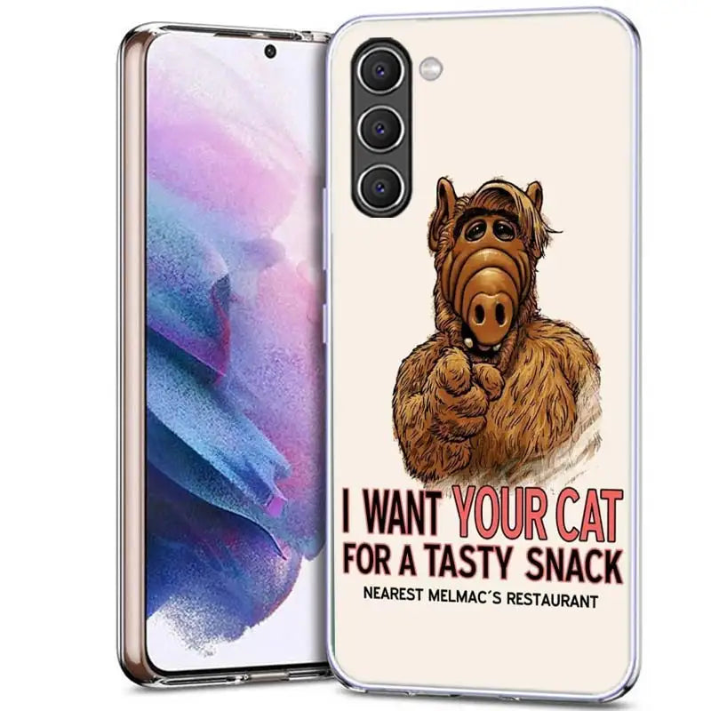 Alf TV Series Phone Case for Samsung A16 A26 A36 A56 A17 A37 A57 A07 A06 A02S A12 A22 A32 A52S A72 Galaxy A70 A50S A71 A51 A31 A