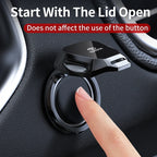 Car Engine Start Button Protective Cover Push Button Stickers For Toyota Corolla Yaris Camry Prius RAV4 CHR Hilux Accessories