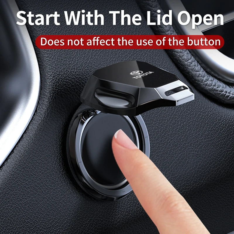 Car Engine Start Button Protective Cover Push Button Stickers For Toyota Corolla Yaris Camry Prius RAV4 CHR Hilux Accessories