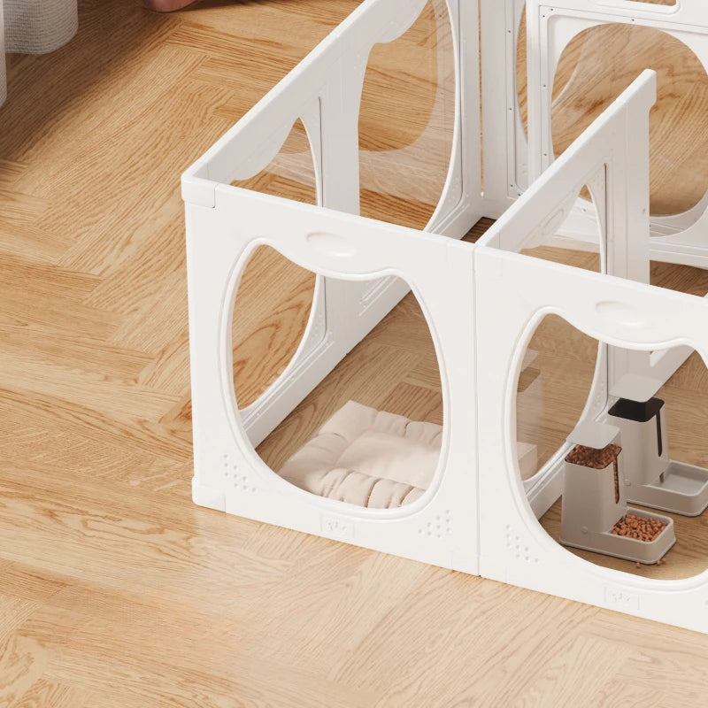 Pet Dog Fences Puppy Indoor Teddy Dog Anti-jailbreak Dog Cage Fence Safe Isolation Anti-jailbreak Raised Fence Puppy House