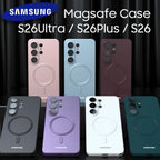 For Samsung Galaxy S26 Ultra A17 A56 Magsafe CaseS26 S25 S24 S23 S22 S21 Ultra Plus FE EDGE Soft Silicone Phone Back Cover