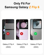 Eary for Samsung Galaxy Z Flip 7 6 Case for MagSafe 360°Rotatable Magnetic Kickstand Wireless Charging Anti Scratch Phone Cover