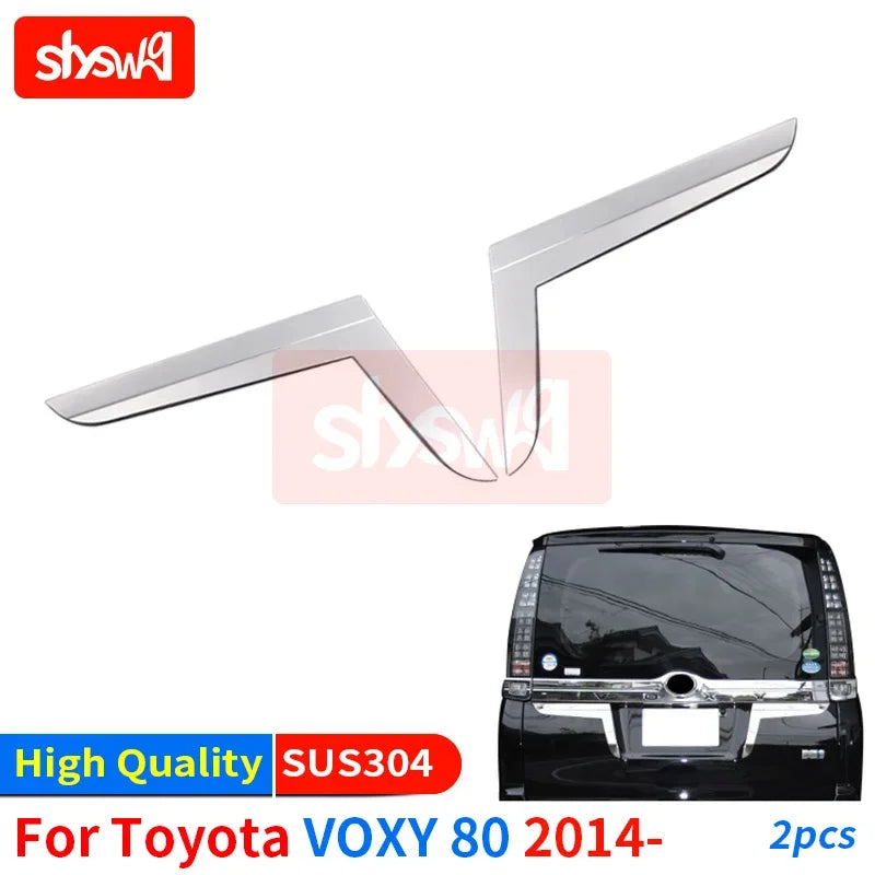 Chrome Stainless Steel Taillight Under Garnish Trim Car Car Styling Cove Exterior Accessories For Toyota Voxy 80 2014~2017 2018~